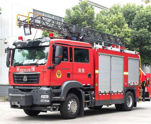 Sinotruk Sitrak 18m Luftleiter Rettung Feuerwehrfahrzeug Spezialfahrzeug China Fabrik