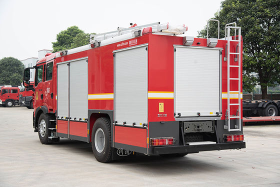 Sinotruk HOWO 6T CAFS Wasserschaumbehälter Feuerwehrmotor Spezialisiertes Fahrzeug Preis China Hersteller